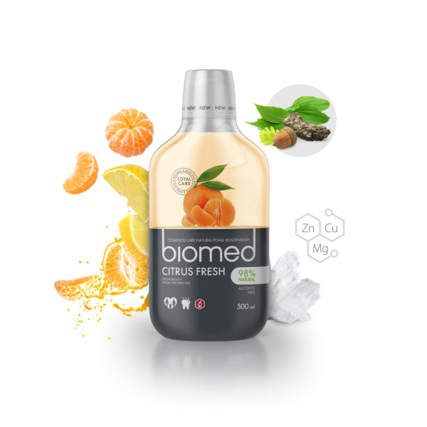 Biomed Citrus Fresh ústní voda 500ml